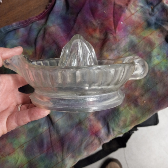 Antique Glass Jandled Juice Reamer - Picture 2 of 8